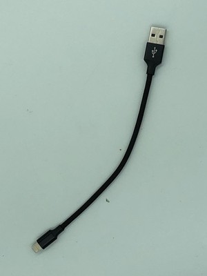 BRAIDED CABLE USB-A TO FAST CHARGE  8'' QTY 3 CABLES