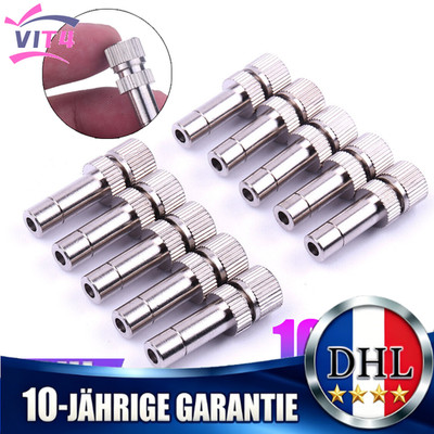 10PCS Niederdruck Messing Nebeldüsen für Kühlsystem Luftbefeuchtung Sprayer
