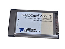 National Instruments DAQCard-6024E NI DAQ Card PCMCIA Analog Input Multifunction