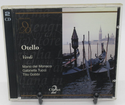 VERDI: OTELLO 2-DISC MUSIC CD SET, MARIO DEL MONACO, GABRIELLA TUCCI, NHK ORCH.