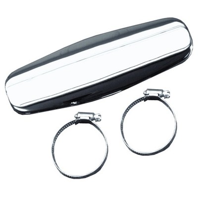 Paughco, Hitzeschild Gerade/Schutz für Stivali. 16'' . Chrome, 1-3/4 '' Politisch