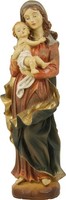 Heilige Madonna Mit Kind 39 Cm Handbemalt Polyresin Deko Figur