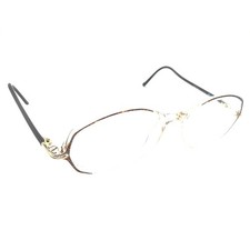 Silhouette SPX M 1899 /25 6057 Clear Brown Gold Eyeglasses Frames 53-15 125