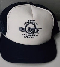 VTG Trucker Hat Van's Automotive El Cajon California Snapback Autoshop Cap