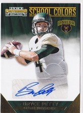 2015 Bryce Petty Contenders Draft Picks School Colors  Auto RC /50* #4 (A6544)