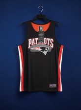 New England Patriots Men's Medium Mesh Tank Top NFL Icer Brands Gameday Apparel