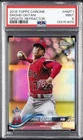 2018 TOPPS CHROME UPDATE REFRACTOR #HMT1 SHOHEI OHTANI ROOKIE RC 26/250 PSA 9