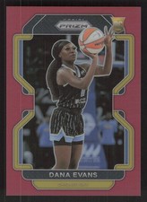 2022 Panini Prizm WNBA #149 Dana Evans Red #/199 RC