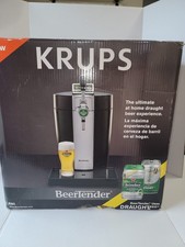 Krups B90 Beer Dispenser Black Silver Electronic Cooling Heineken Kegs