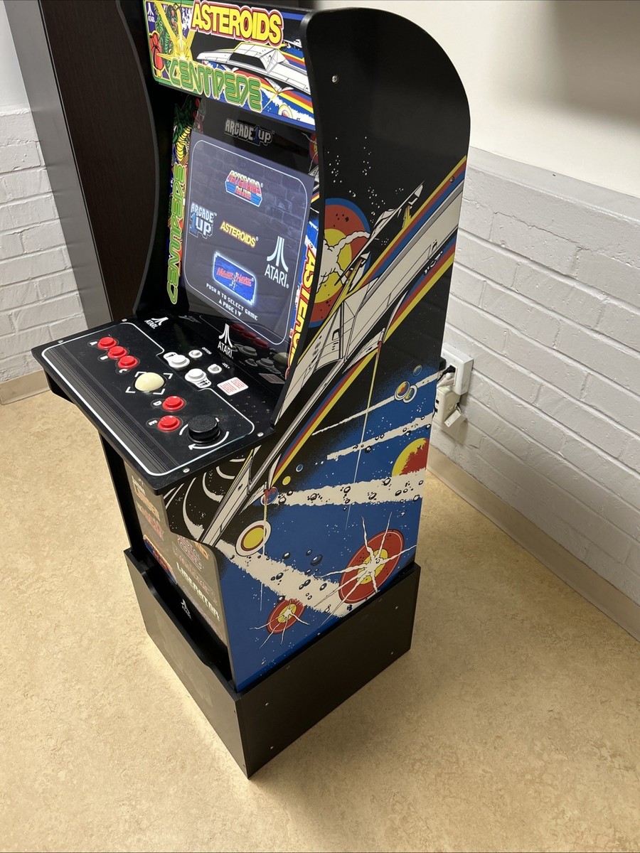 Arcade1Up Atari Deluxe 12-In-1 Arcade Machine w/ Riser Asteroids