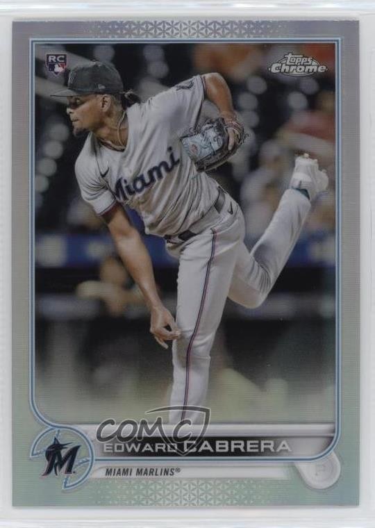 2022 Topps Chrome Refractor Edward Cabrera #64 0o3x