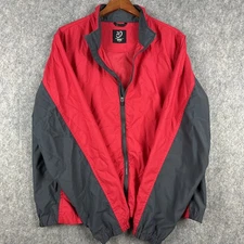 Zero Restriction Jacket Mens XL Red Tour Series Lightweight Windbreaker Golf ZR