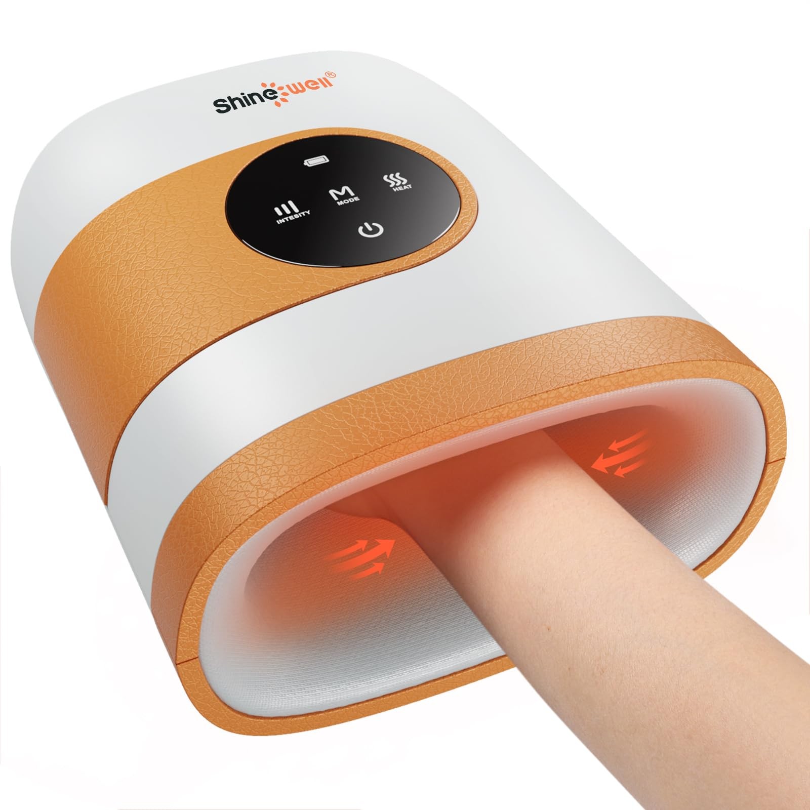 Cordless Hand Massager with Heat and Compression FSA HSA Eligible,Mothers Day