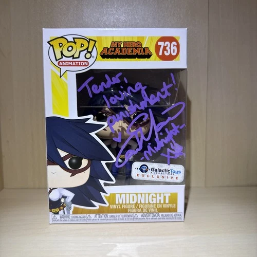 Midnight Funko Pop #736 - My Hero Academia MHA - Signed Autograph No COA