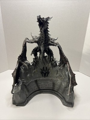 Bethesda Skyrim Collector's Edition Alduin Dragon Statue & Base Only