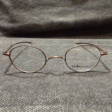 POLO New VINTAGE Ralph Lauren 483 NOS Brown Eyeglasses SADDLE Small RL Frame 40