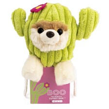GUND The World  s Cutest Dog Boo Itty Bitty Boo 62 Cactus Plush Stuffed Animal