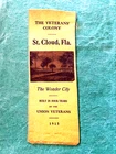 GAR  1913  ST. CLOUD, FLORIDA ~ UNION VETERAN  COLONY Ribbon