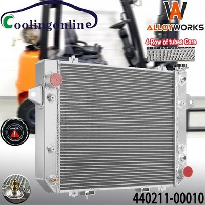 4-Row Radiator For 12-UP DOOSAN DAEWOO FORKLIFT G20P-5 GM 3.0L LP #440211-00010