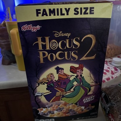 NEW Kellogg's Disney Hocus Pocus 2 Cereal Berry Brew Halloween Limited Edition #