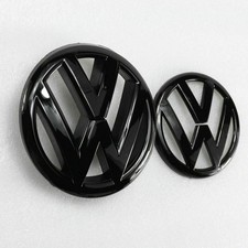 Glossy Black Front And Rear Badge Emblem For Vw Volkswagen Mk6 Gti Golf6 Set Glossy Black Front And Rear Badge Emblem For Vw Volkswagen Mk6 Gti Golf6 Set