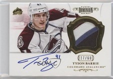 2012-13 Panini Dominion Auto Patch 17/60 Tyson Barrie #17 Patch Auto 0i5j