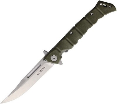 Cold Steel Medium Luzon Linerlock Folding Knife 4'' GFN Handle CS-20NQL-ODSW-BRK