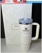 Stanley x LoveShackFancy 40oz Quencher H2.0 Tumbler Coquette Bow Winter Ice US