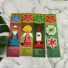 Coca Cola Vintage Promotional Christmas Ornament Set of 4 Paper Mid Century