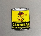 VINTAGE CANNABIL DRAIN PIPE CLEANER PORCELAIN SIGN CAR GAS TRUCK OIL MOTORCYCLE
