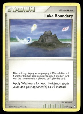 Lake Boundary 112/123 Uncommon Mysterious Treasures Pokemon LP