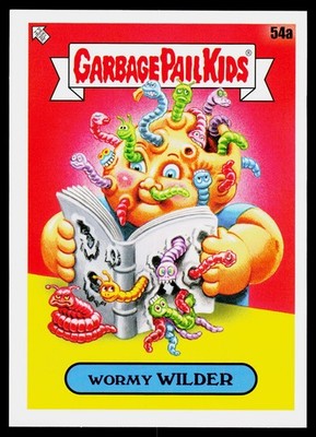 Wormy Wilder, 2022 Topps Garbage Pail Kids: Book Worms, #54a, ,
