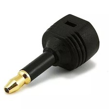 Optical TosLink Adapter To 3.5mm Mini Streo Jack Plug Adaptor TOSlink Adapter