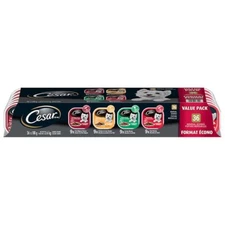 Cesar Classic Variety Pack Loaf in Sauce Soft Dog Food 36x100g
