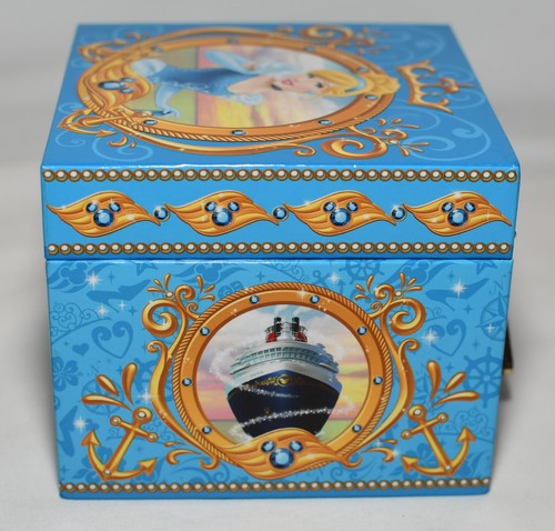 Sankyo Disney Cinderella Wind-Up Musical Jewelry Box Spinning - Cruise Line DCL - Picture 8 of 10