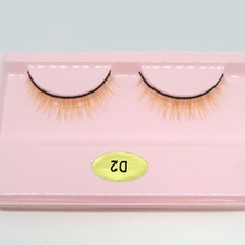 OOAK BJD Supplies width 33 mm X length 8 mm Doll eyelashes - D2-8 LB Blonde