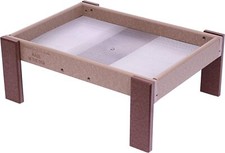 AmishToyBox.com Tray Ground Bird Feeder, Wildlife Ground Feeder with Screen...