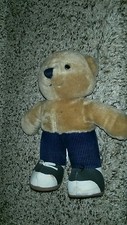 Dakin Vintage 1987 Teddy Bear Plush 8" Teddy Bear stuffed animal q5