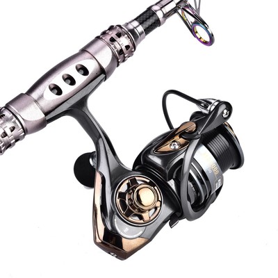 High Speed Baitcasting Reel 7.1:1 Spool Spinning Reel for Quick Casting Black