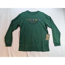 NWT Parks Project National Parks 90's Doodle Long Sleeve Tee in Forest sz Small