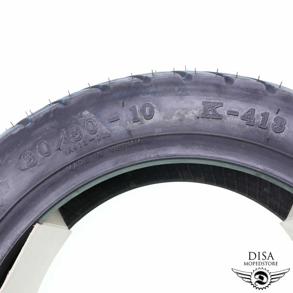 Reifen Satz Kenda K413 90/90-10 Zoll für Piaggio Sfera NSL Roller 50J - Bild 3 von 4