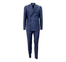 SIMBOLS Men's Ceremony Double Breasted Blue A11800 T4199