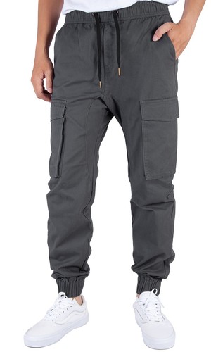 ITALYMORN Cargo Jogger Pants with Big and Deep Pockets for Men Dark Grey - Picture 9 of 9