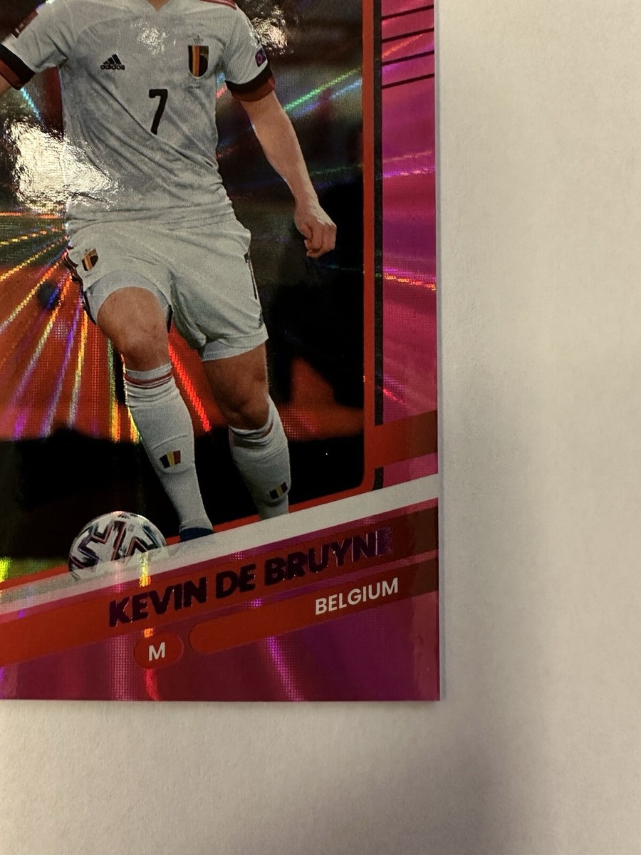2021-22 Donruss Soccer Kevin De Bruyne LASER PINK /25 Road To 
