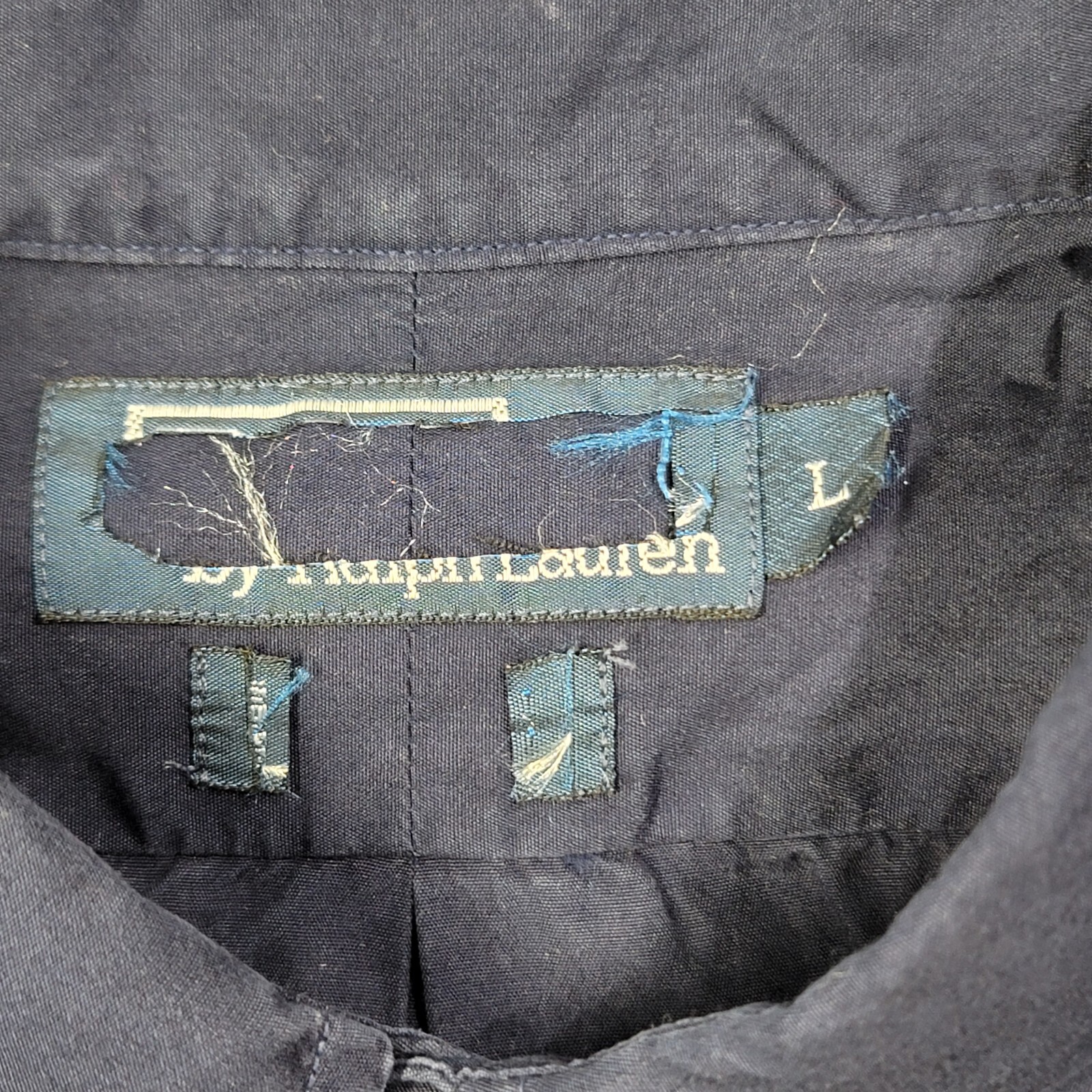 Polo Ralph Lauren camicia uomo grande blu navy bottoni petto tasca pony casual