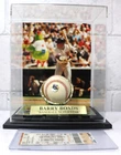 Barry Bonds MLB Signed Autographed Baseball Authenticated in Display w/ Ticket
