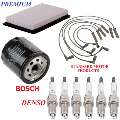 Tune Up Kit Air Oil Filters Wire Spark Plugs For PONTIAC G6