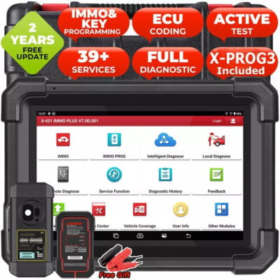 LAUNCH X431 IMMO PLUS PAD V+ Car Diagnostic Scan Tool Key Programming All System