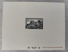 EPREUVE DE LUXE timbre n° 1040 UZERCHE  1955