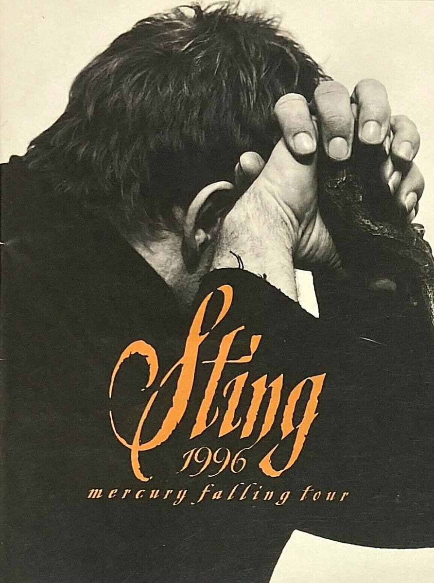 STING Tour Book 1996 Mercury Falling Tour Japan 20 Pages